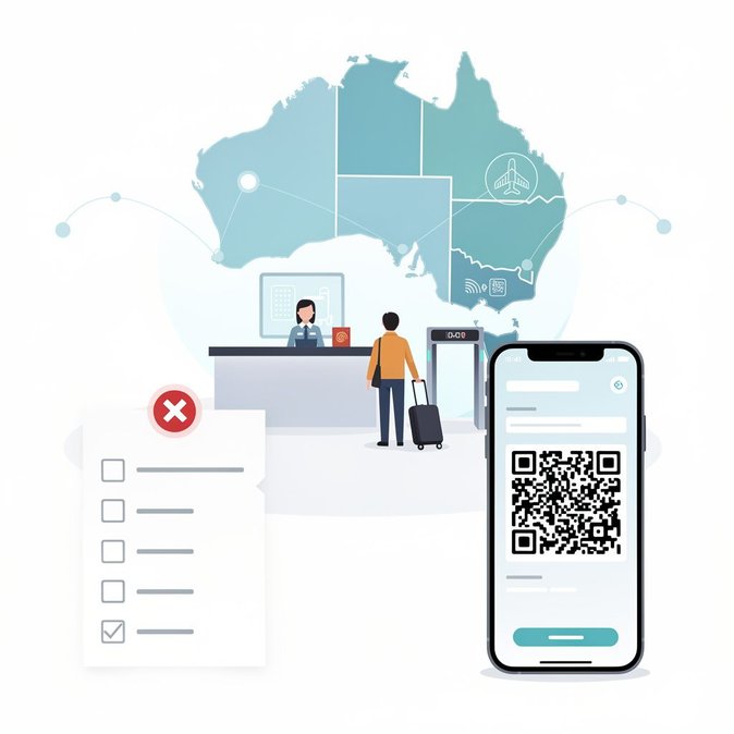 Australia to Scrap Paper Arrival Cards and Introduce QR-Based Digital Entry System