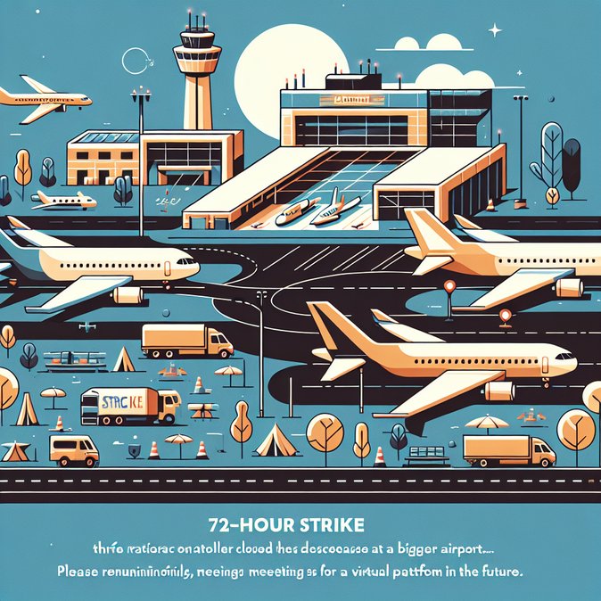 Snap 72-Hour Air-Traffic Controller Strike Grounds Southern France Airports Ahead of Christmas