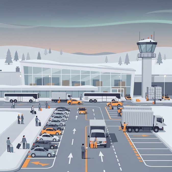 Finavia completa la renovación del tráfico terrestre y el estacionamiento en el Aeropuerto de Rovaniemi