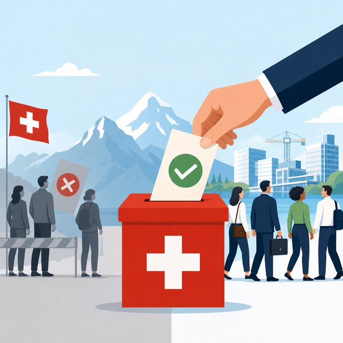 Poll puts Swiss population-cap initiative on the ropes