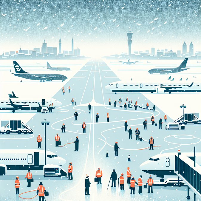 大雪暴袭击赫尔辛基-万塔机场，27个航班取消，281个航班延误