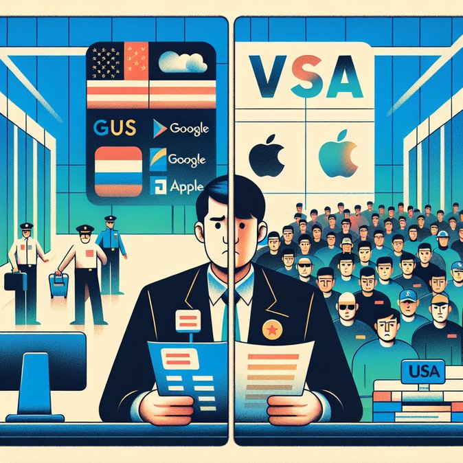 US Visa-Stamping Backlog Forces Big Tech to Warn China-Born Staff Against Holiday Travel