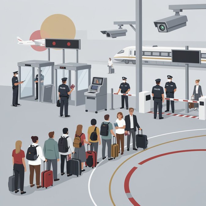 Germany Raises National Threat Level, Airports and Borders Tighten Security