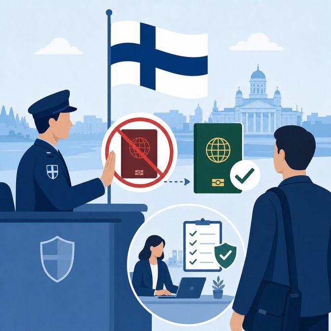 Finland Starts Enforcing Ban on Russian Non-Biometric Passports