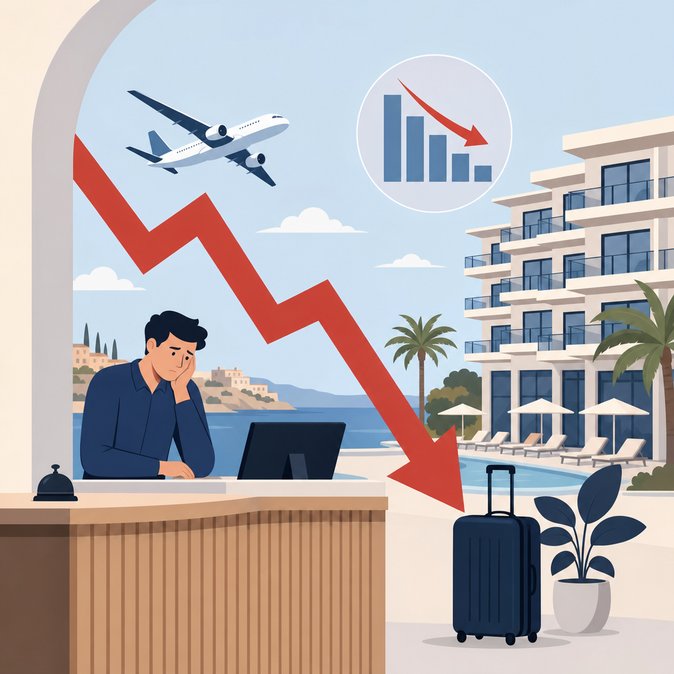 April Tourist Arrivals Plunge 27.6 % as Regional Conflict Hits Cyprus Travel Sector