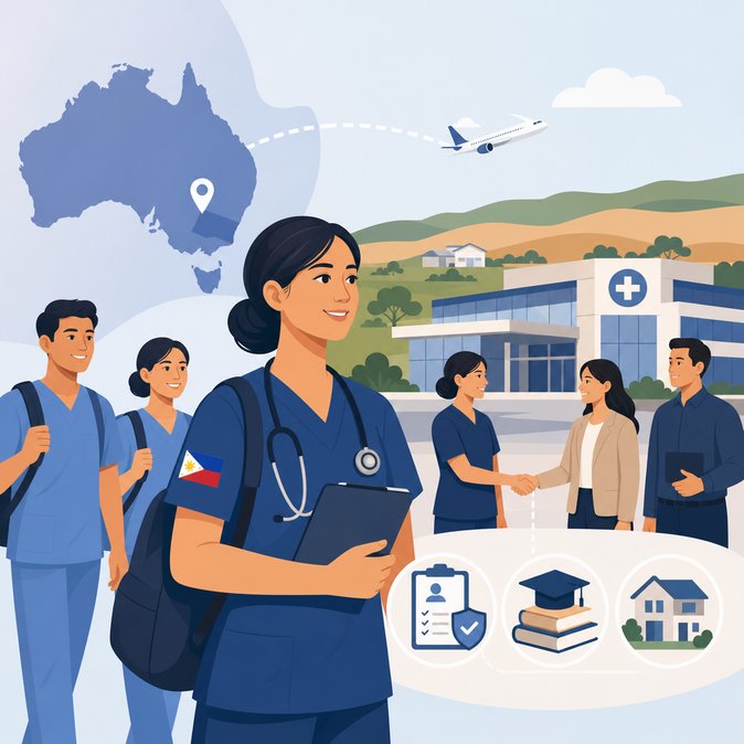 SA pilot uses Training (407) visa to bring Filipino nurses into rural workforce