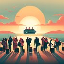 First cohort of Tuvaluan climate-change migrants touch down in Australia