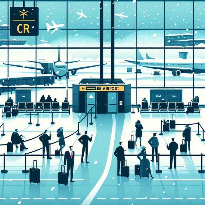 风暴引发航班取消，TSA人手短缺致美国航空网络连续第二天瘫痪