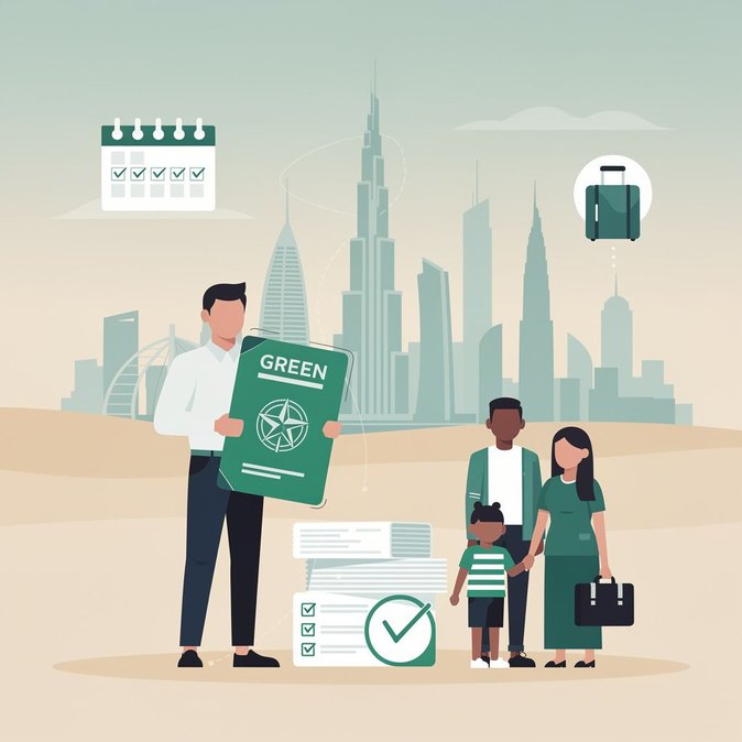 Step-by-step guide released for skilled professionals applying for the UAE five-year Green Visa