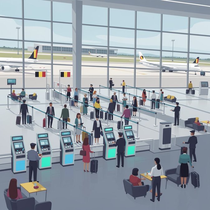 El Aeropuerto de Bruselas Espera un Récord de 92,000 Pasajeros Hoy con el Inicio del Pico Veraniego