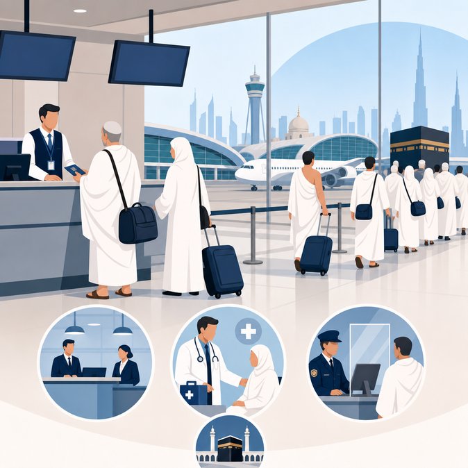 Dubai Airports Activates Peak-Season Plan to Move 3,600 Hajj Pilgrims Through DXB