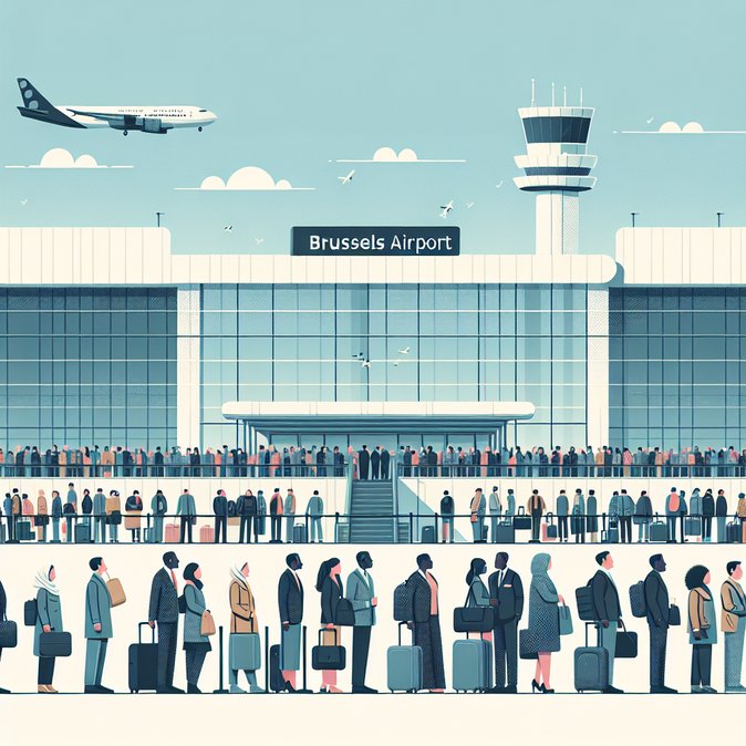 Two-Hour Queues Trigger Public Backlash at Brussels Airport Ahead of May 12 Strike