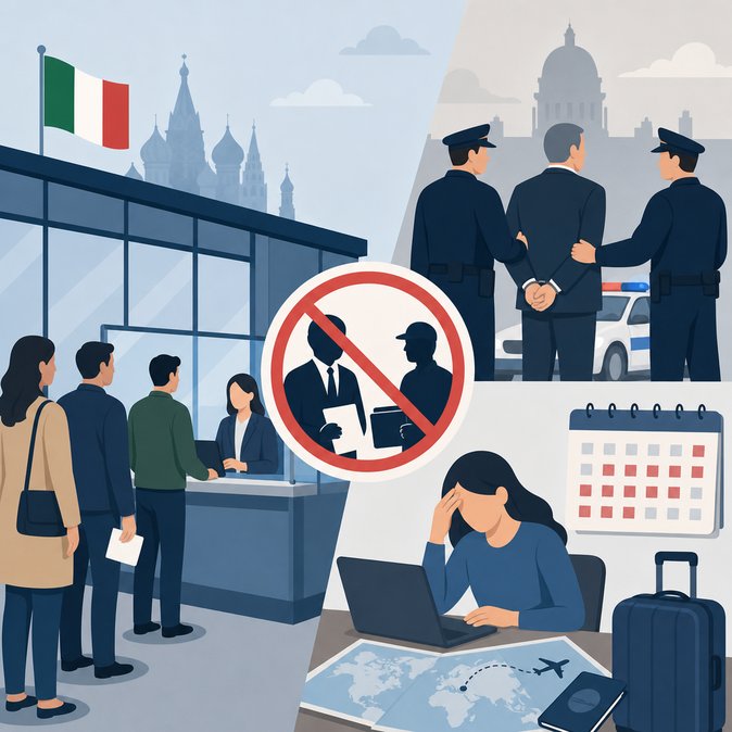 Italy bans third-party visa submissions in Russia after cash-for-visas scandal