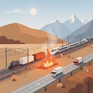 Fire Near Track Halts Milan–Chiasso Cross-Border Rail Corridor