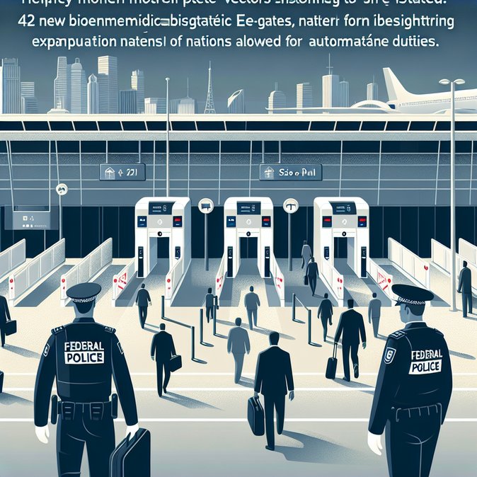 Guarulhos deploys 42 new biometric e-Gates to accelerate border clearance