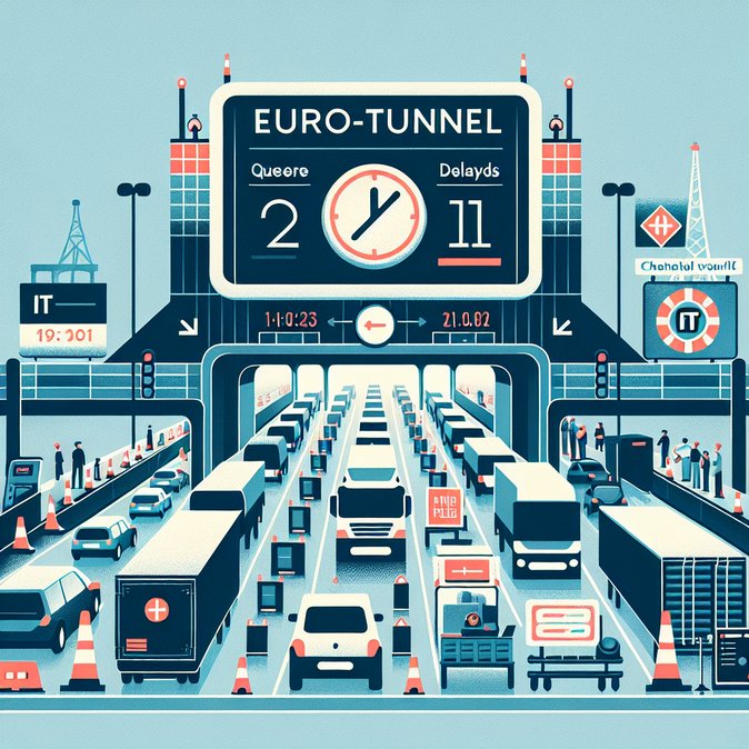 ‘Holiday Hell’ Continues: Third Day of Congestion at Eurotunnel Despite System Fix