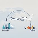 Finnair assurera jusqu'à trois vols quotidiens entre Helsinki et Tokyo l'été prochain