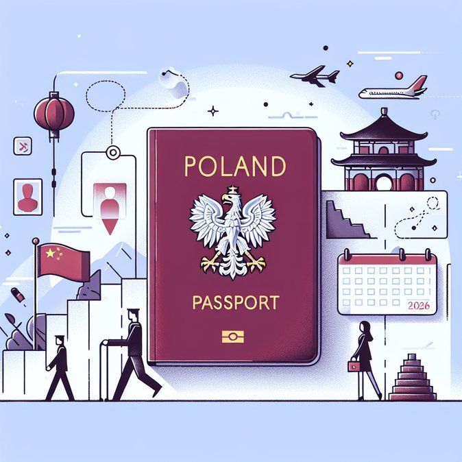 China Extends 30-Day Visa-Free Entry to Polish Citizens Until End-2026