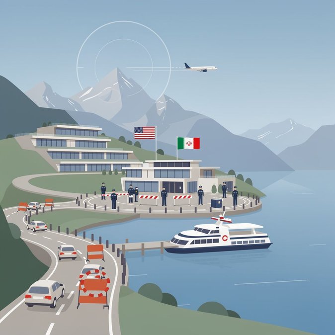 US-Iran Peace Talks Open on Mount Bürgenstock Under Tight Swiss Security