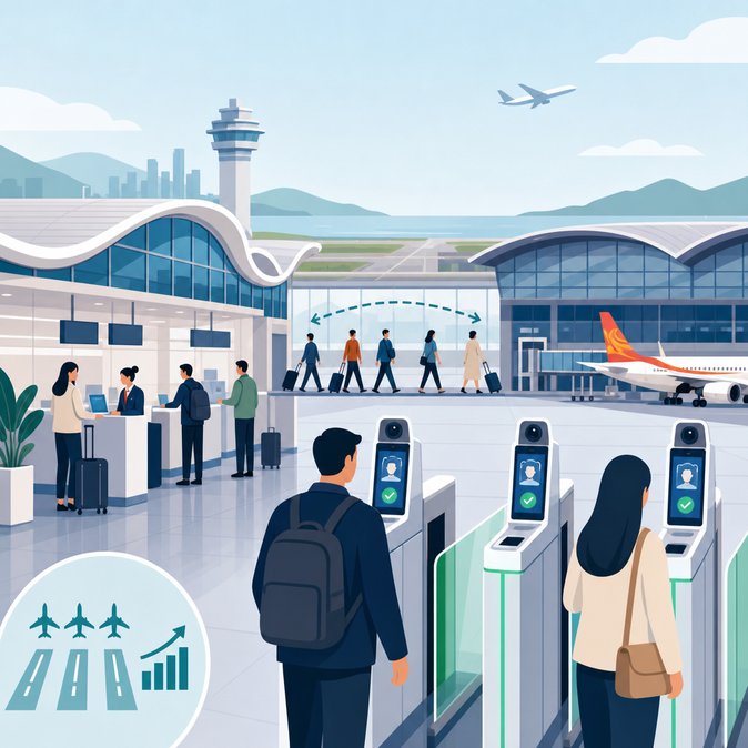Le nouvel Terminal 2 de l'aéroport international de Hong Kong entame l'installation progressive des compagnies aériennes