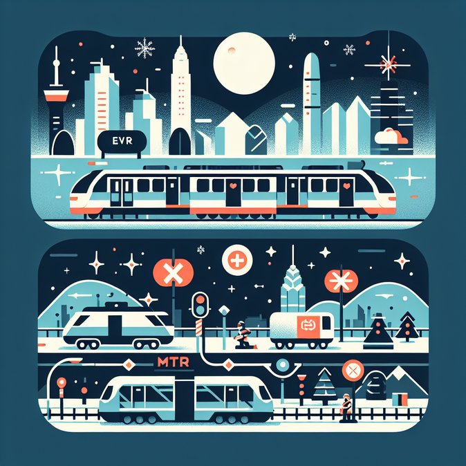 Overnight Rail and Bus Services Keep Cross-Border Staff Moving Through Christmas Eve