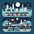 Overnight Rail and Bus Services Keep Cross-Border Staff Moving Through Christmas Eve