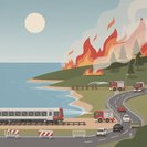 Wildfire near Draguignan disrupts rail links on Mediterranean coast