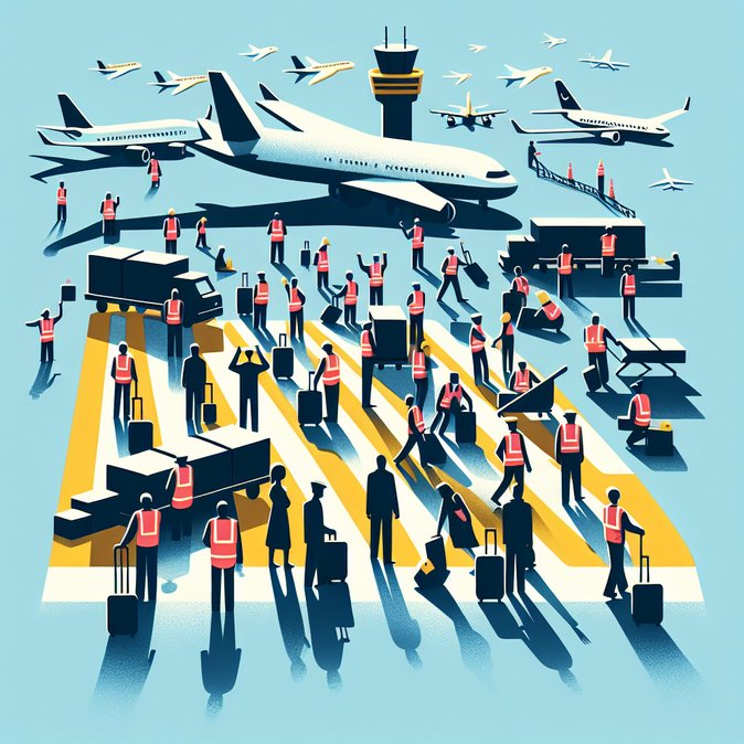 Nationwide Airport Strike Grounds 3,400 Flights and Disrupts Half-a-Million Journeys