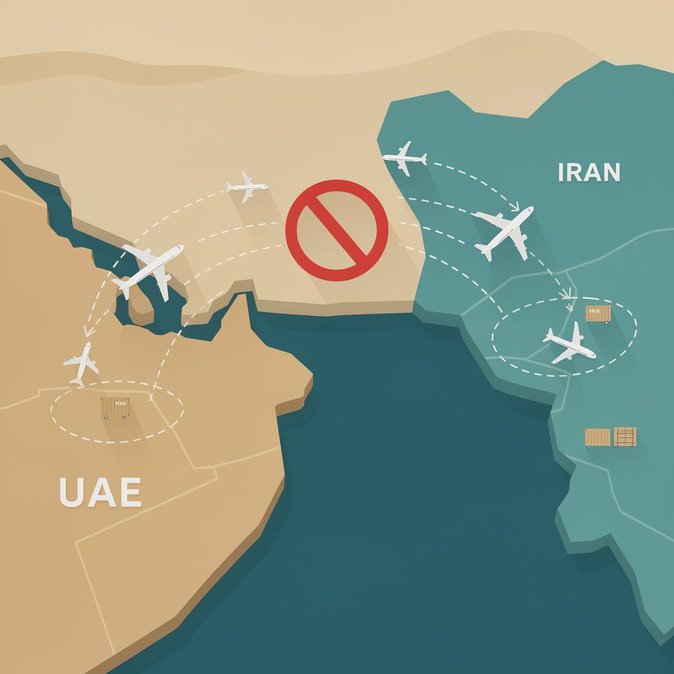 UAE Grounds Iranian Airlines as Regional Tensions Escalate