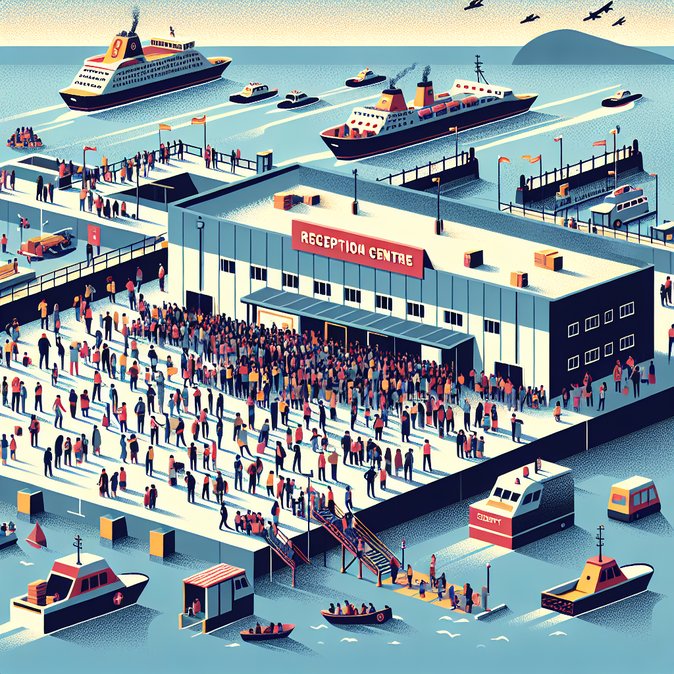 Record influx at Ceuta border strains reception centre, triggers mass transfers to mainland