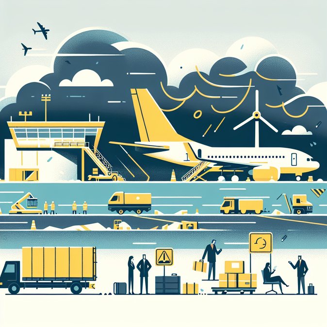 Storm Goretti Forces Loganair to Cancel Dozens of Scottish Flights