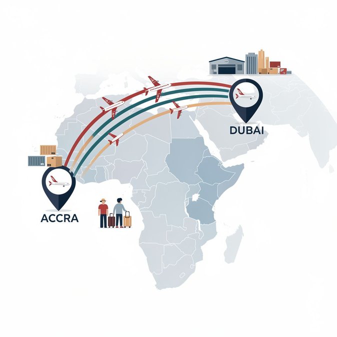 Emirates ajoute quatre vols hebdomadaires supplémentaires entre Dubaï et Accra face à une forte demande en Afrique de l'Ouest