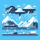 Fuerte tormenta invernal azota Chipre: granizo, nieve en las montañas y mares agitados podrían afectar los desplazamientos