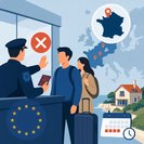 EES flags nearly 7,000 Schengen overstayers; France warns long-stay tourists
