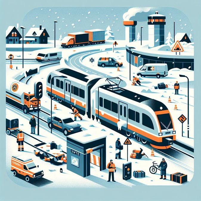 Long-Distance Trains Halted; Three Dead as Storm Elli Paralyzes Northern Germany