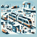 Trenes de Larga Distancia Detenidos; Tres Muertos Mientras la Tormenta Elli Paraliza el Norte de Alemania