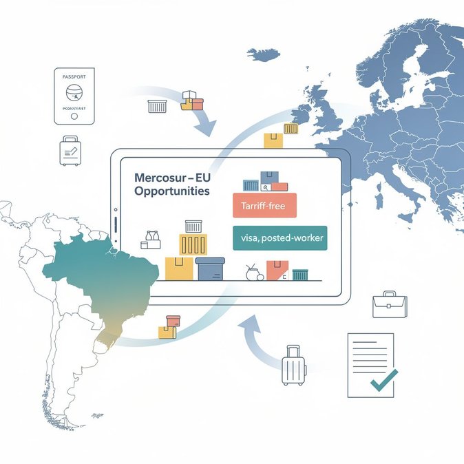 ApexBrasil lance un tableau interactif pour accompagner les entreprises après l'accord Mercosur-UE
