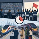 Rail strike cripples London Northwestern and West Midlands services on peak getaway day