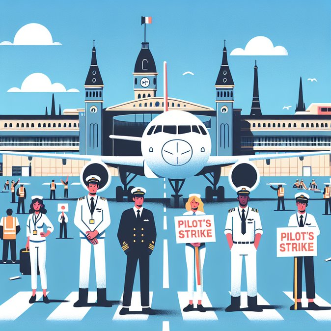 French airline pilots stage 14 November strike against proposed tripling of solidarity ticket tax