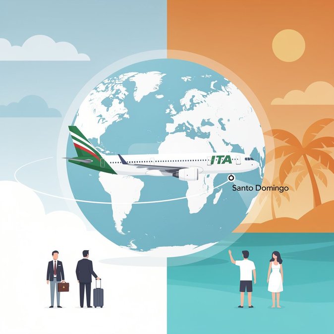 ITA Airways fête ses cinq ans, dévoile son programme hivernal et inaugure une nouvelle liaison Rome–Saint-Domingue