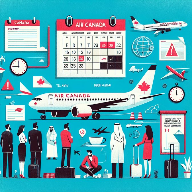 Air Canada Extends Suspension of Tel Aviv and Dubai Routes to March 23 amid Middle-East Conflict