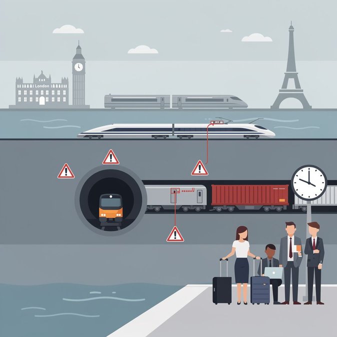 Channel Tunnel incident causes Eurostar delays for Paris-London commuters