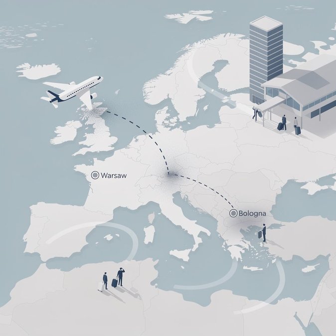 LOT pulls Warsaw–Bologna route for winter, resumes in March