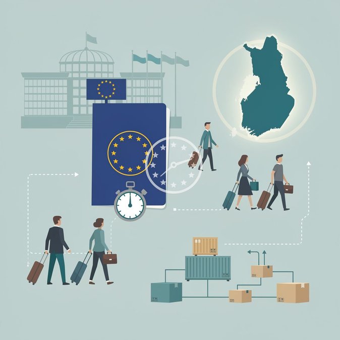 EU Visa Working Party convenes in Brussels to debate stricter assessment framework—implications for Finnish travellers and employers