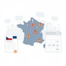 Czech Embassy in Paris warns nationals of ongoing protests, night curfews and transport limits