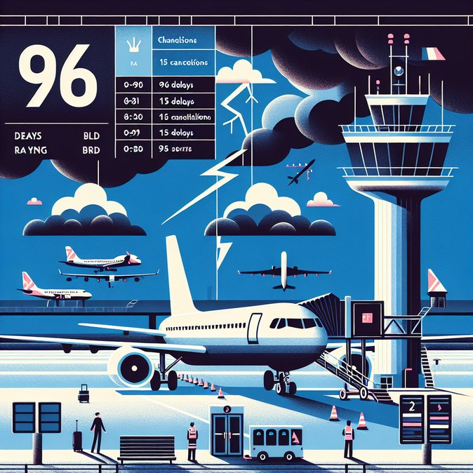 Nearly 100 Flights Delayed or Cancelled at Paris-CDG as Spring Rush Begins