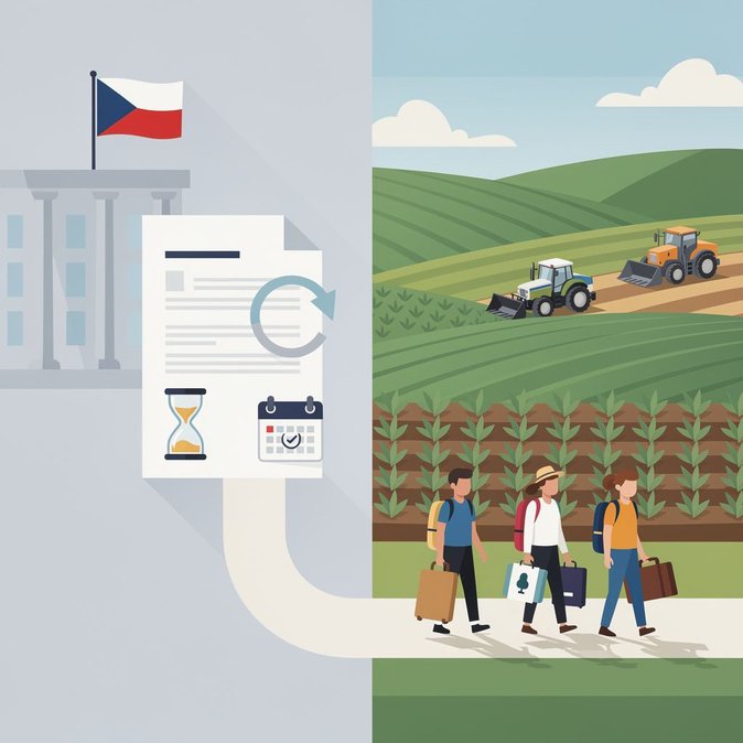 La République tchèque prolonge jusqu'en 2028 le dispositif exceptionnel de visas de travail pour les ouvriers agricoles ukrainiens