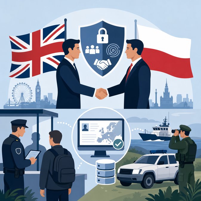 UK and Poland sign Northolt Treaty, pledging joint action on irregular migration