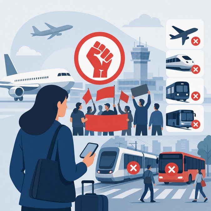 Nation-Wide General Strike on 29 May to Disrupt Air, Rail and Local Transport Across Italy