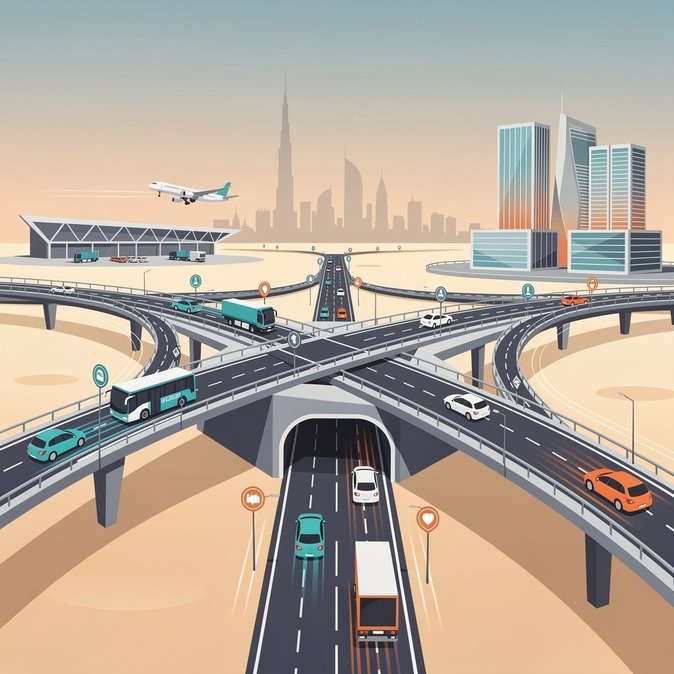 هيئة الطرق والمواصلات في دبي تنهي تطوير طريق عود ميثاء – الأصايل، مما يقلص أوقات التنقل عبر المدينة